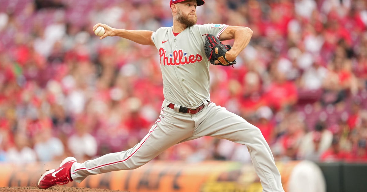 Zack Wheeler throws 14 strikeouts, Kyle Schwarber homers as Philadelphia Phillies beat Cincinnati Reds
