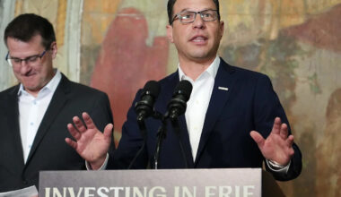 How did Pennsylvania up its rainy day fund in this year's budget?