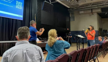 Pennsylvania residents pack meeting after 6,500-gallon jet fuel leak taints well water