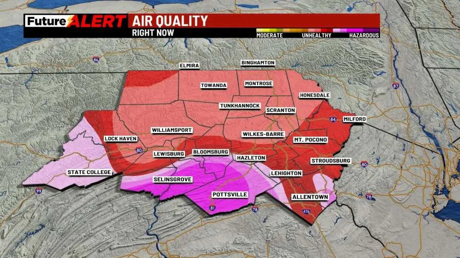 Air quality remains poor across Pennsylvania with some improvements
