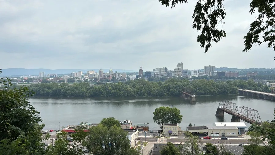 Where is the worst air quality in Central Pennsylvania?