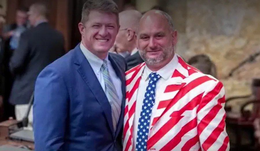 Pennsylvania lawmaker removed from House floor for American flag suit