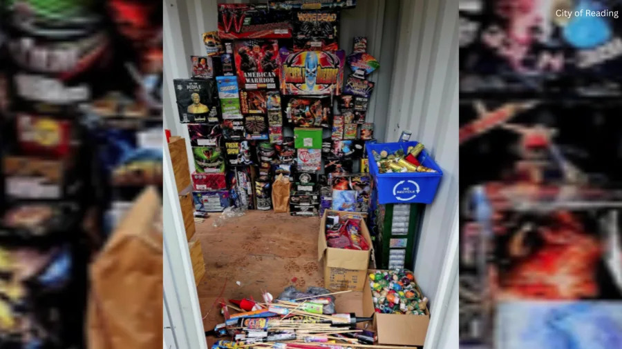 Pennsylvania city seizes dozens of prohibited fireworks