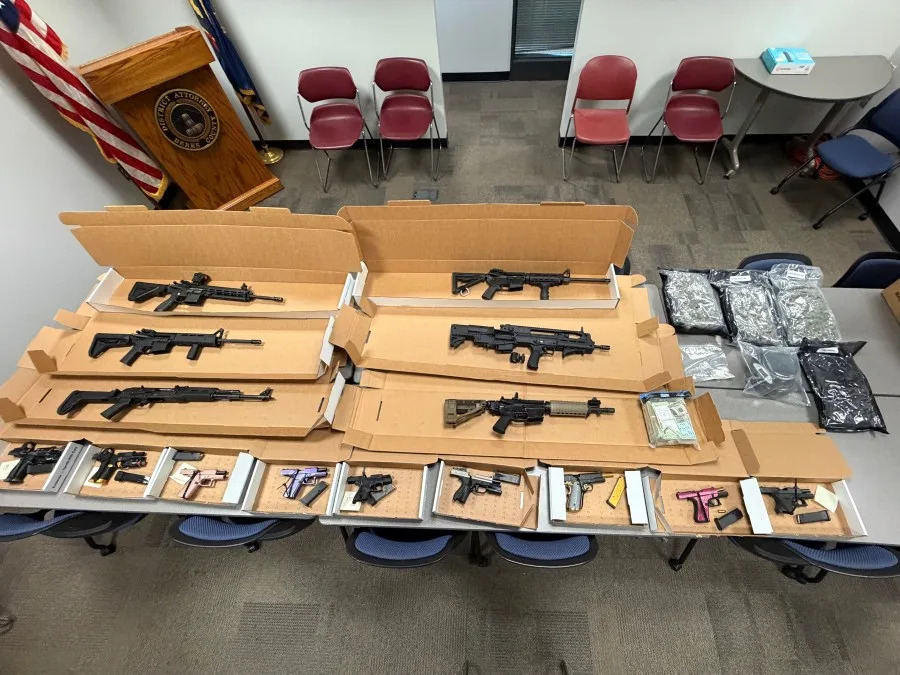 Police seize nearly $17K in drugs, 15 firearms from Pennsylvania home