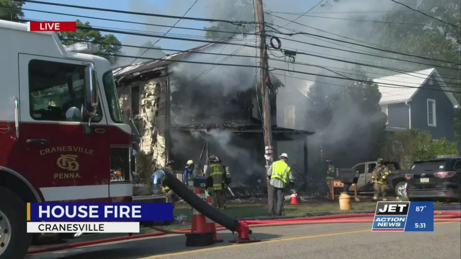Erie, Crawford crews respond to Cranesville house fire