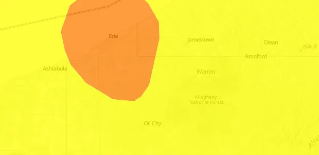 Sunday air quality: Code Orange issued for Erie, surrounding counties