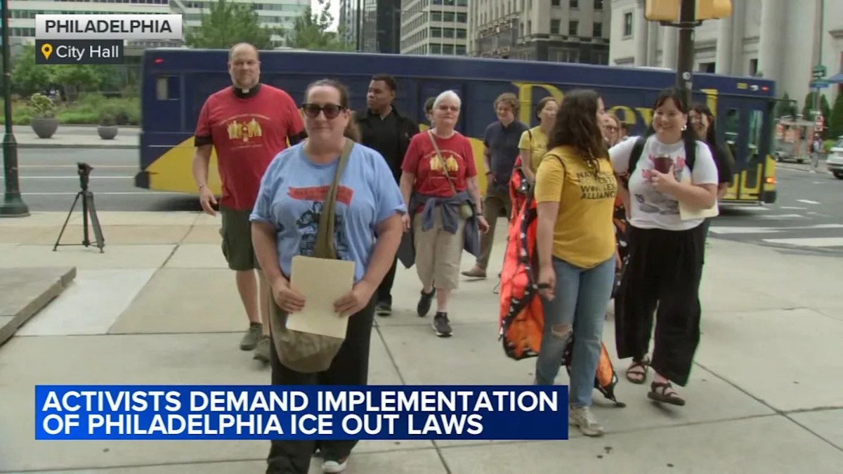 Activists call on Philadelphia mayor to implement 'ICE Out' legislation