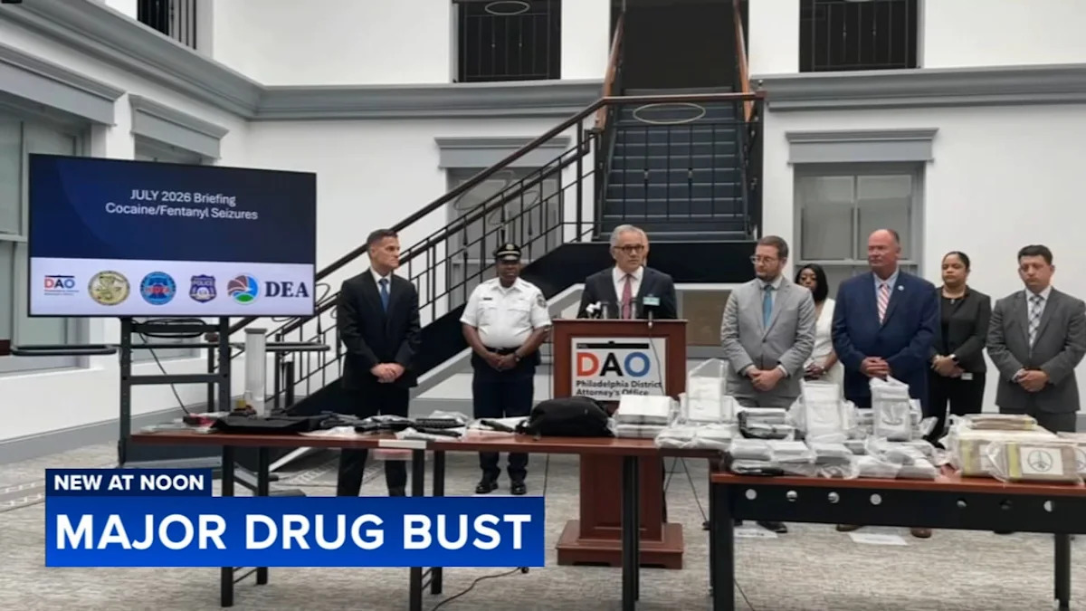 2 facing charges after major fentanyl bust in Philadelphia, DA Krasner announces