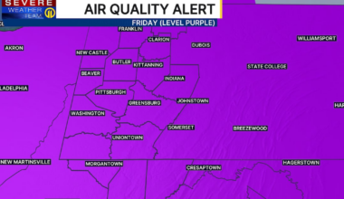 Wildfire smoke prompts Code Purple Air Quality Alert for all of Pennsylvania on Friday – WPXI