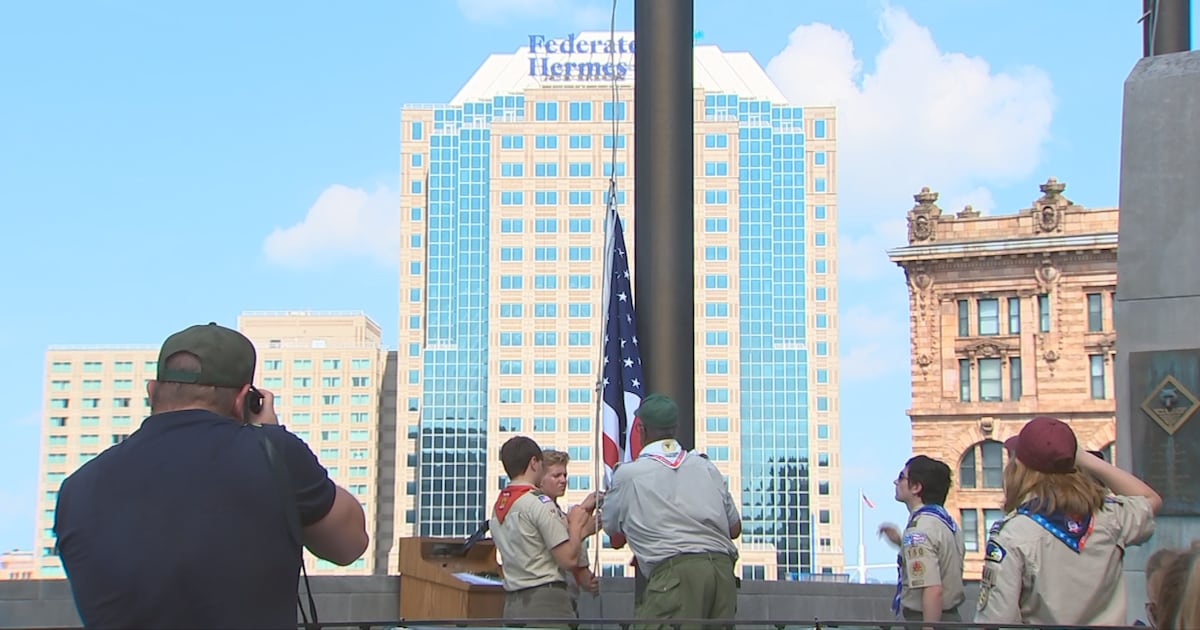Flag ceremony in Pittsburgh part of Old Glory’s patriotic pilgrimage