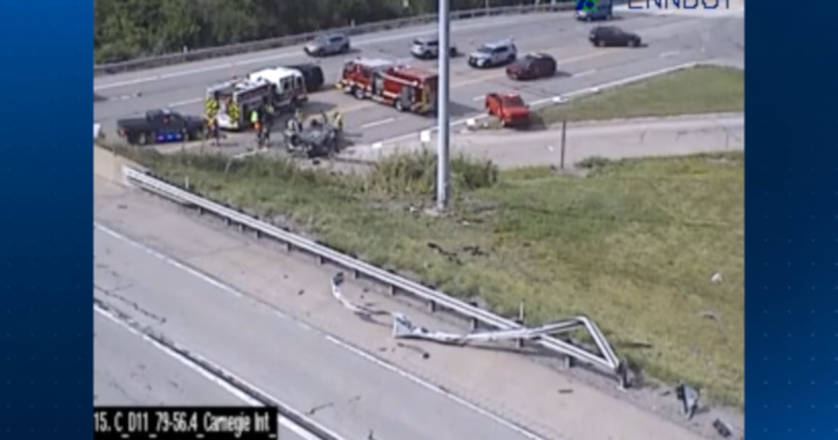 Rollover crash blocks I-79 ramp in Collier Township – WPXI