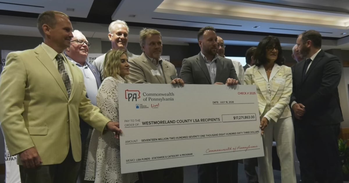 Live Casino Pittsburgh distributes $17M in grant funds to Westmoreland County communities – WPXI