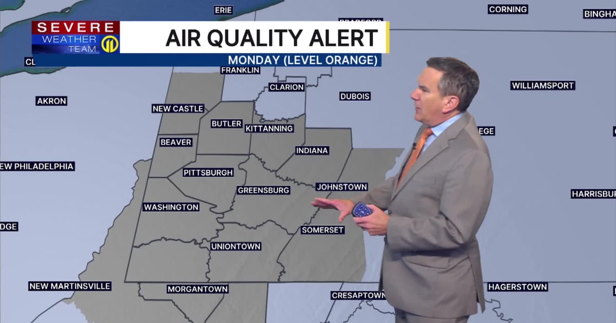 Quiet start to the work week, storms rolling in Tuesday – WPXI