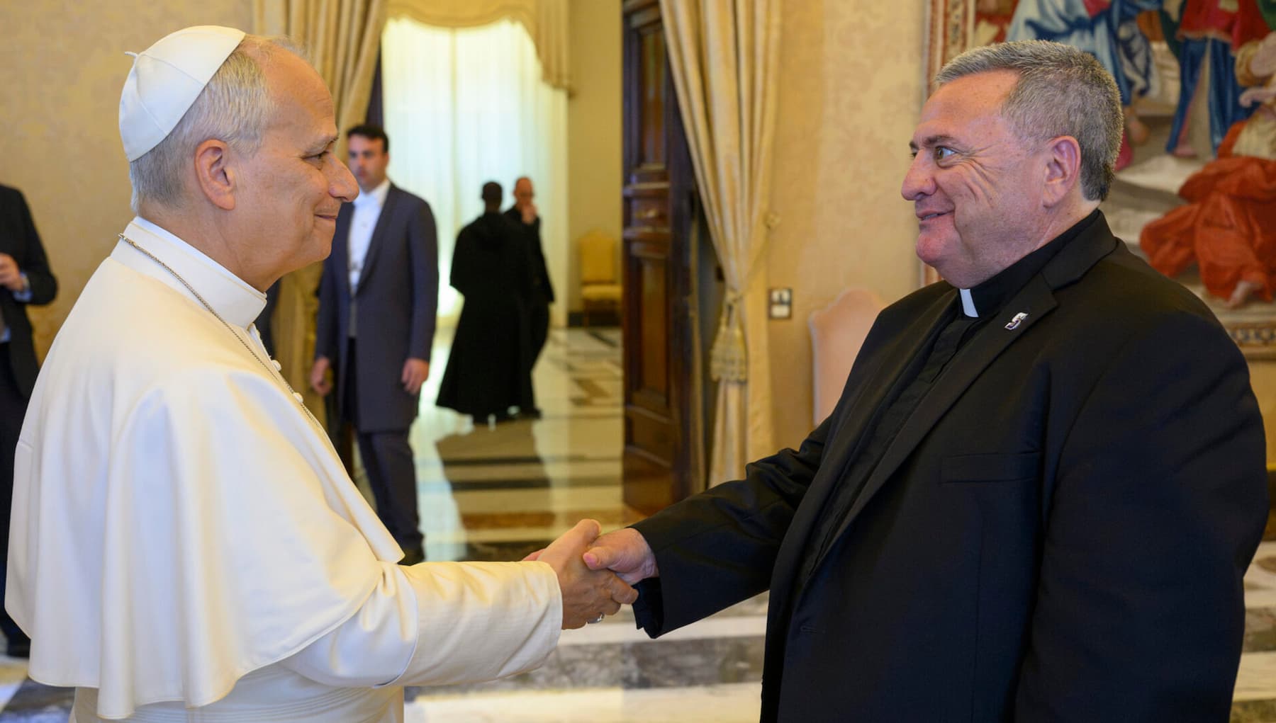 Father Marina Reflects on Meeting Pope Leo XIV (Video + Photos)