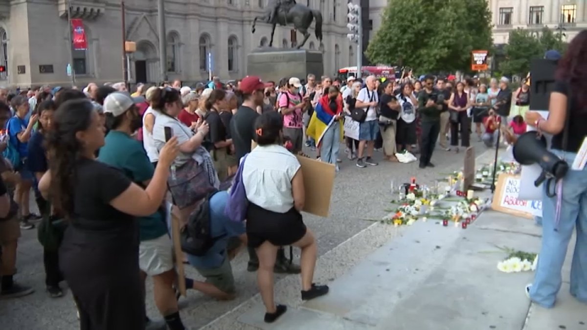 Philadelphia vigil after ICE shootings in Texas, Maine – NBC10 Philadelphia