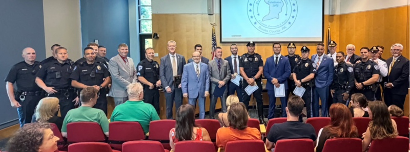 Bensalem officers honored after saving multiple lives in heroic emergencies