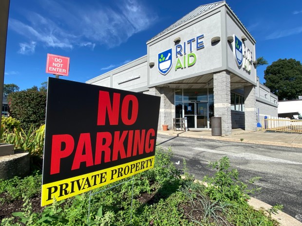 The shuttered Rite-Aid at 832 N. Lansdowne Ave., Upper Darby. (PETE BANNAN - DAILY TIMES)