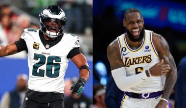 Saquon Barkley, NFL players react to LeBron James joining Philadelphia: 'Welcome to the city!'