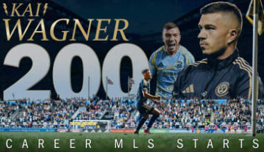 Kai Wagner reaches 200 MLS starts with Philadelphia Union