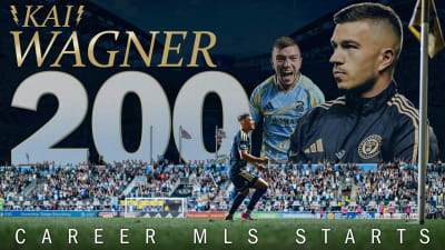 Kai Wagner reaches 200 MLS starts with Philadelphia Union