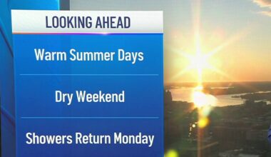 Warm summer days ahead across the Philadelphia region – NBC10 Philadelphia