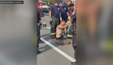 Man pulled from manhole after getting trapped in Northeast Philadelphia