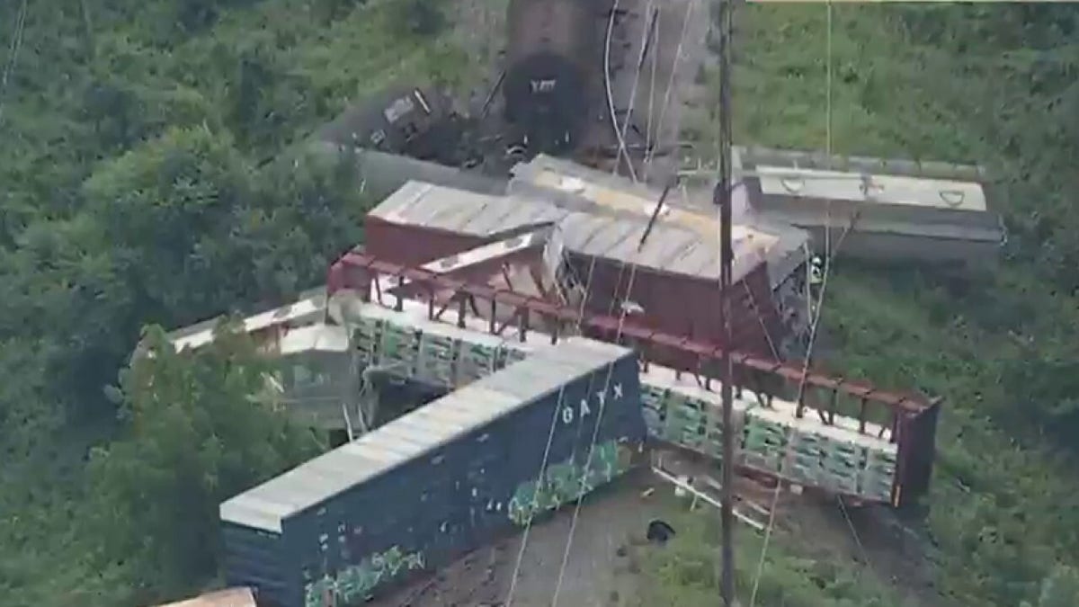 Emergency crews are responding to a freight train derailment in Bensalem, Pennsylvania, officials said Tuesday afternoon.