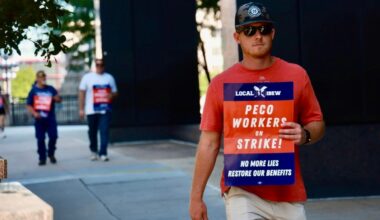 PECO workers strike amid July heat wave