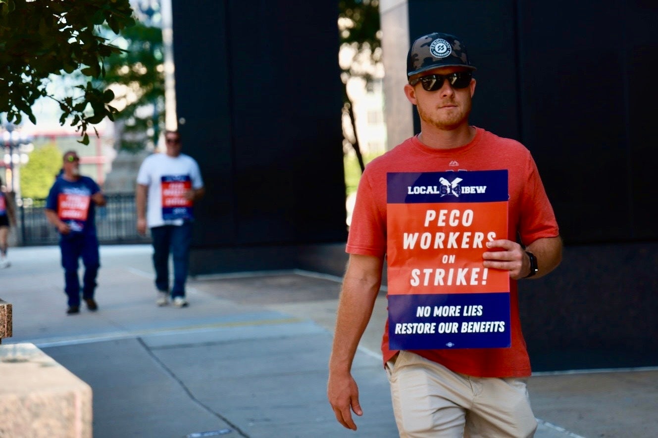 PECO workers strike amid July heat wave