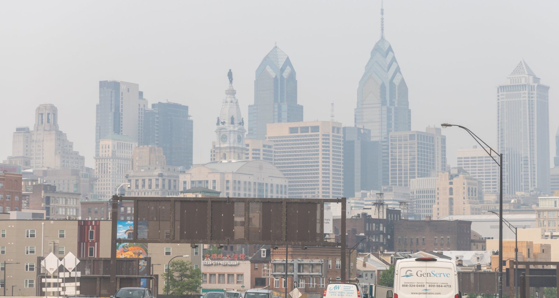 Philadelphia region feels impact of wildfire smoke