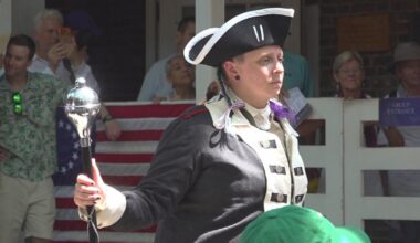Colonial reenactors endure heat wave in Philadelphia to mark America's 250th birthday: "It is a little toasty"