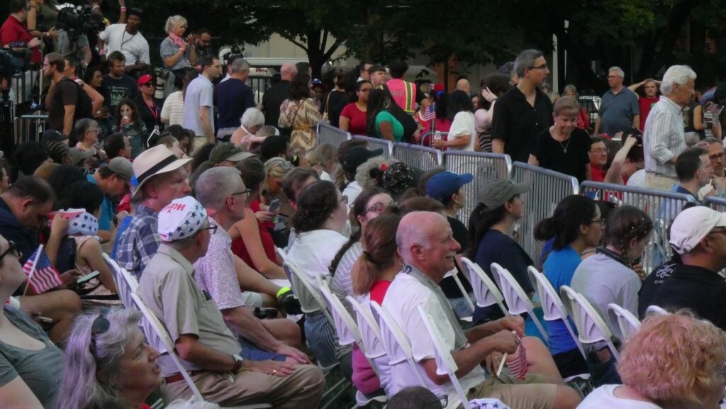 Tens of thousands of people packed Wawa Welcome America's Pops on Independence concert