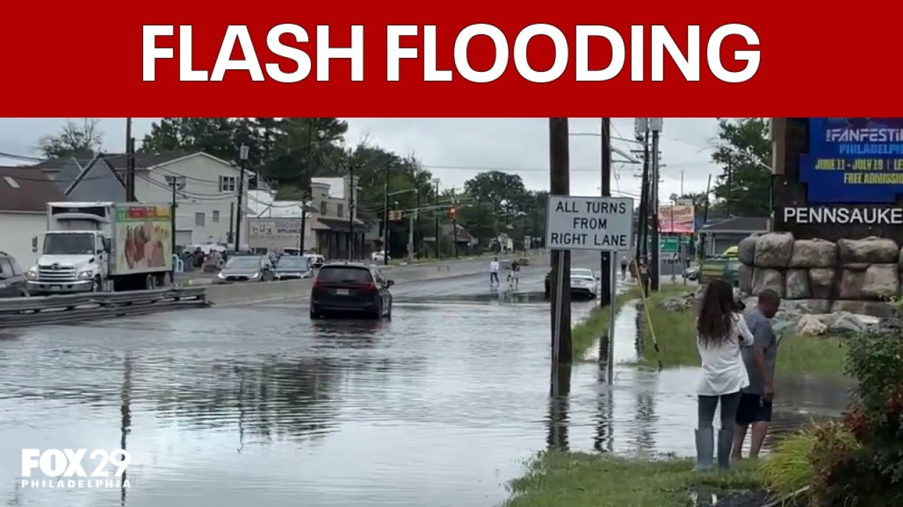 Heavy rains cause flash flooding