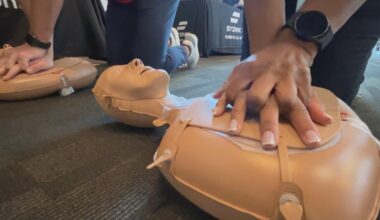 Philadelphia-area football coaches learn CPR techniques at training combine: "CPR is life saving"