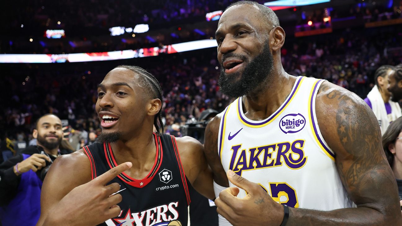 Sources: 76ers' pursuit of LeBron led by Maxey, Embiid, Brown