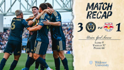 Recap | Union return in style with 3-1 rivalry victory over Red Bull New York