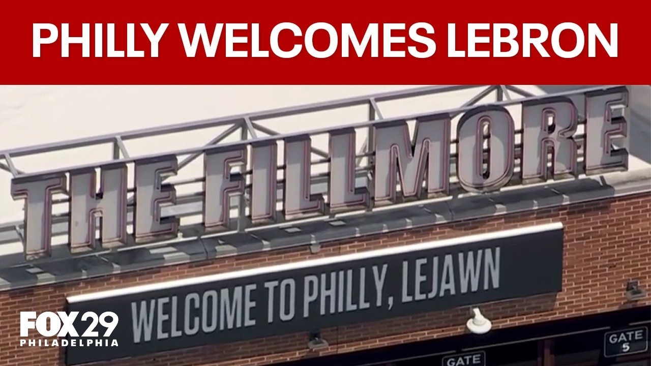 Philly welcomes LeBron James with open arms