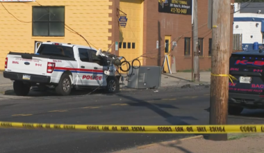 McKeesport police officer injured after crashing into van, utility pole