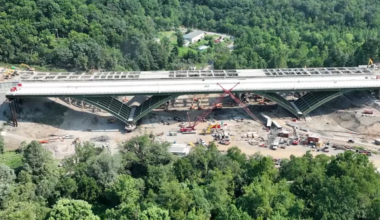 How to watch today's explosive demolition of the Commercial Street Bridge on the Parkway East