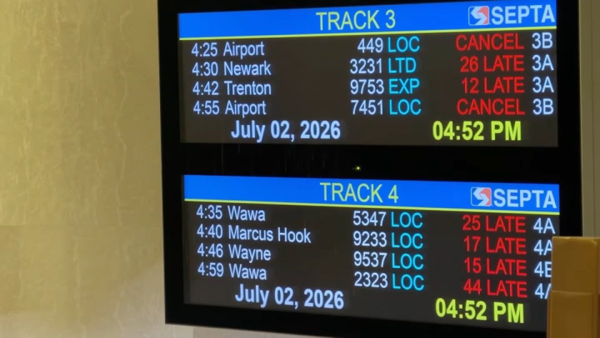 Heat causing SEPTA Regional Rail trains to be delayed, cancelled – NBC10 Philadelphia