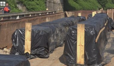 Pittsburgh is promising its biggest fireworks show ever. Here's what the setup looks like.