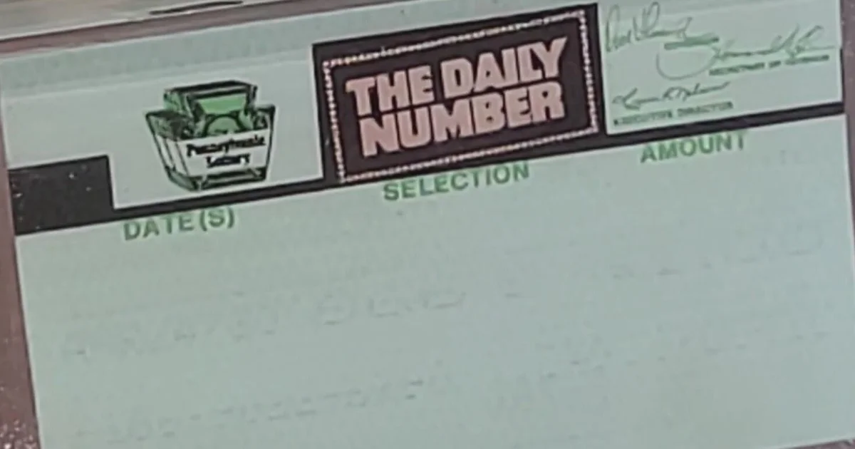 Ticket from Pennsylvania Lottery's Triple Six Fix scandal going up for auction