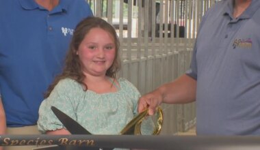 How a 9-year-old girl's generosity led to a new barn at the Fayette County Fairgrounds