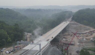 Parkway East's new Commercial Street Bridge to reopen around 8 p.m. today, officials say