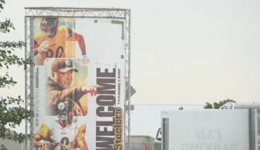 Fans begin yearly pilgrimage to Latrobe for Steelers training camp, "Everyone is family."