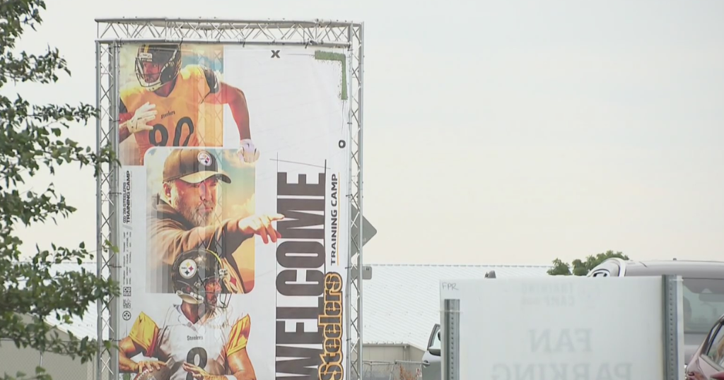 Fans begin yearly pilgrimage to Latrobe for Steelers training camp, "Everyone is family."