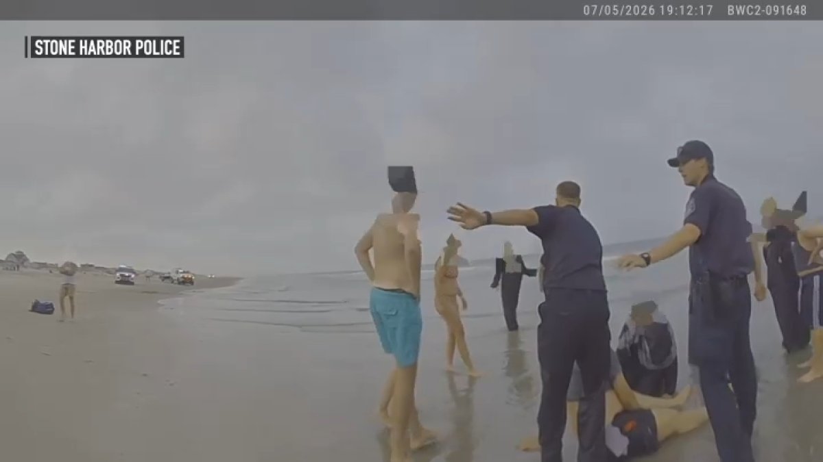 Video captures man saving family from ocean at Jersey Shore – NBC10 Philadelphia