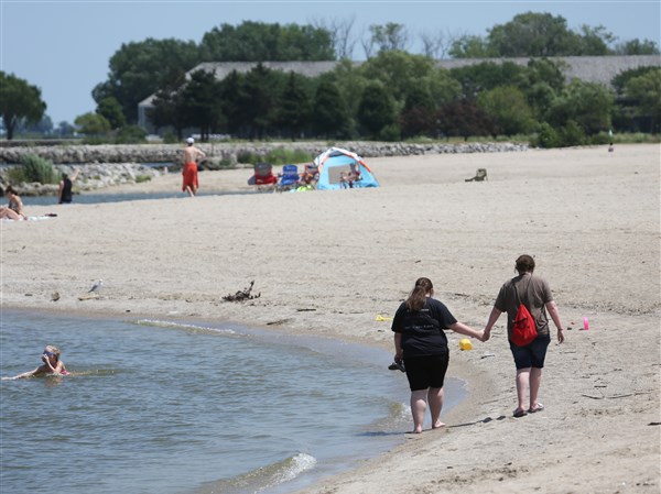 Deluge brings beach and mosquito warnings