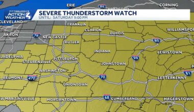 4th of July Storms: Severe Thunderstorm Warning issued in Western Pa.