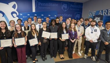 Scranton student leaders, organizations honored at annual recognition dinner